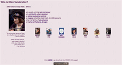 Desktop Screenshot of ellenvanderslice.com