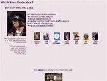 Tablet Screenshot of ellenvanderslice.com